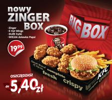 Wielka uczta w KFC - Nowy Zinger Box już w ofercie! Wielka uczta w KFC - Nowy Zinger Box już w ofercie!