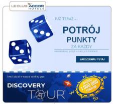 Zagraj w Discovery Tour i zdobądź nawet MILION dodatkowych punktów w Le Club Accorhotels! Zagraj w Discovery Tour i zdobądź nawet MILION dodatkowych punktów w Le Club Accorhotels!
