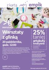 WARSZTATY GLINIARSKIE DLA DZIECI W EMPIKU W BONARCE WARSZTATY GLINIARSKIE DLA DZIECI W EMPIKU W BONARCE