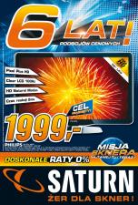 6 lat podbojów cenowych z SATURNEM 6 lat podbojów cenowych z SATURNEM