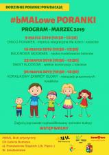 Marcowe soboty z atrakcjami dla najmłodszych w Klubie Artystycznym bMAL w Galerii Bemowo Marcowe soboty z atrakcjami dla najmłodszych w Klubie Artystycznym bMAL w Galerii Bemowo