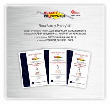 Budowlana Marka Roku 2019 - Blachy Pruszyński Budowlana Marka Roku 2019 - Blachy Pruszyński