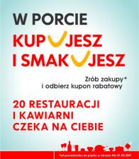 Im więcej kupisz, tym taniej zjesz – akcja KUPuJESZ w Porcie Łódź Im więcej kupisz, tym taniej zjesz – akcja KUPuJESZ w Porcie Łódź