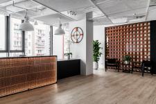 Aranżacja biura Wienerberger zainspirowana profilem działalności firmy Aranżacja biura Wienerberger zainspirowana profilem działalności firmy