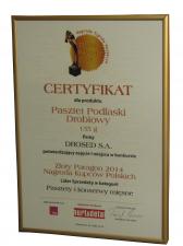 Pasztet Podlaski ze Złotym Paragonem Pasztet Podlaski ze Złotym Paragonem
