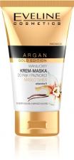 Eveline Cosmetics Waniliowy Krem - Maska do rąk i paznokci ARGAN GOLD EDITION Eveline Cosmetics Waniliowy Krem - Maska do rąk i paznokci ARGAN GOLD EDITION
