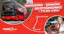Warszawa – Kraków bezpośrednio z PolskiBus.com! Szybciej, z poczęstunkiem i już od 1 zł! Warszawa – Kraków bezpośrednio z PolskiBus.com! Szybciej, z poczęstunkiem i już od 1 zł!