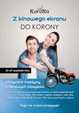 Wystawa motocykli filmowych w Centrum Korona Wystawa motocykli filmowych w Centrum Korona