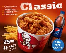 Kubełek dla dwojga w KFC - Klasyczny... a jednak inny! Kubełek dla dwojga w KFC - Klasyczny... a jednak inny!