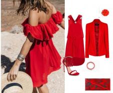 Total Red Look Total Red Look