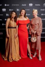 Ostaszewska, Kożuchowska i Drzewiecka na Gali konkursu Bizneswoman Roku Ostaszewska, Kożuchowska i Drzewiecka na Gali konkursu Bizneswoman Roku