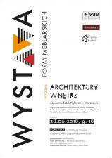 Wystawa Wydziału Architektury Wnętrz ASP w Domotece Wystawa Wydziału Architektury Wnętrz ASP w Domotece
