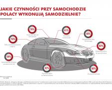 Jakie czynności przy samochodzie Polacy wykonują samodzielnie? Jakie czynności przy samochodzie Polacy wykonują samodzielnie?
