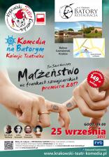 Premiera "Małżeństwa we frankach szwajcarskich" w Krakowskim Teatrze Komedia Premiera "Małżeństwa we frankach szwajcarskich" w Krakowskim Teatrze Komedia