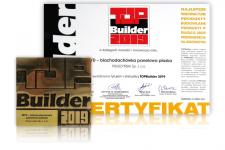 Nagroda dla Blachy Pruszyński- Top Builder 2019 dla płaskiej Blachodachówki IRYD Nagroda dla Blachy Pruszyński- Top Builder 2019 dla płaskiej Blachodachówki IRYD