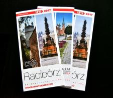Harmonogram 800 - lecia Raciborza na jubileuszowej ulotce Harmonogram 800 - lecia Raciborza na jubileuszowej ulotce