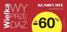 Wielka wyprzedaż w Komforcie! Wielka wyprzedaż w Komforcie!