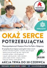 Wspólnie pomagajmy potrzebującym – zbiórka na rzecz Hospicjum Domu Sue Ryder w Bydgoszczy Wspólnie pomagajmy potrzebującym – zbiórka na rzecz Hospicjum Domu Sue Ryder w Bydgoszczy