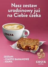 Costa Coffee z urodzinowym, promocyjnym zestawem Costa Coffee z urodzinowym, promocyjnym zestawem