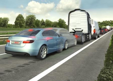 Inteligentny system hamowania awaryjnego - fot. Bosch