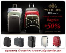 W maju bagaż za pół ceny w salonach WITTCHEN W maju bagaż za pół ceny w salonach WITTCHEN
