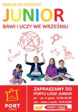 Marzenia i nauka, czyli Port Łódź Junior we wrześniu Marzenia i nauka, czyli Port Łódź Junior we wrześniu