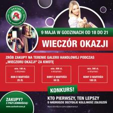 Majowy wieczór okazji w Centrum Handlowym Auchan Majowy wieczór okazji w Centrum Handlowym Auchan