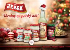 Znak „Doceń polskie” na billboardach marki Rębek Znak „Doceń polskie” na billboardach marki Rębek