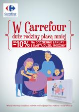 Carrefour Polska rozszerza listę sklepów w programie Karta Dużej Rodziny Carrefour Polska rozszerza listę sklepów w programie Karta Dużej Rodziny
