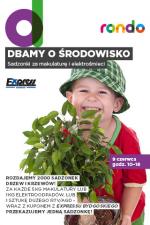 Drzewko za makulaturę lub elektrośmieci w Centrum Handlowym RONDO Drzewko za makulaturę lub elektrośmieci w Centrum Handlowym RONDO