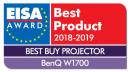BenQ W1700 4K UHD zdobył tegoroczny tytuł EISA – najlepszy zakup w kategorii projektor 2018-2019 BenQ W1700 4K UHD zdobył tegoroczny tytuł EISA – najlepszy zakup w kategorii projektor 2018-2019