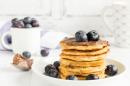 Amerykańskie pancakes z kremem sezamowym Amerykańskie pancakes z kremem sezamowym
