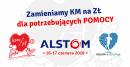 Alstom przekazał 63 000 złotych dla potrzebujących Alstom przekazał 63 000 złotych dla potrzebujących
