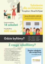 Nowa norma dla akustyki wnętrz: ogólnopolskie szkolenia Ecophon zakończone Nowa norma dla akustyki wnętrz: ogólnopolskie szkolenia Ecophon zakończone