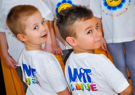 Dzieci z przedszkola nr 58 we Wrocławiu