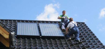 montaż kolektorów słonecznych