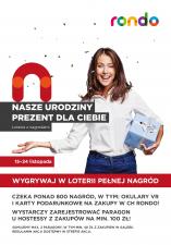 Świętuj 20. urodziny Centrum Handlowego RONDO biorąc udział w loterii