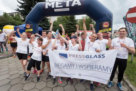 Drużyna PRESS GLASS - III Radomszczański Bieg Uliczny (mat. pras.)