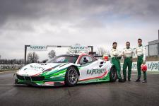 Fisichella, Calado i Cioci w zespole Kaspersky Motorsport podczas wyścigów Blancpain GT Series