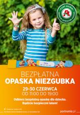 Bezpieczne lato z mamą i tatą! – rozdajemy bezpłatne opaski dla dzieci