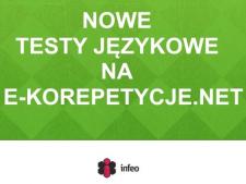 Nowe testy w serwisie e-korepetycje.net