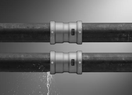 Charakterystyczna cecha wszystkich złączek zaprasowywanych Viega występuje również w systemie Megapr