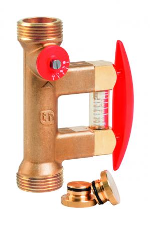 Zawór równoważący TacoSetter Bypass Solar 185 z zestawem zamykającym