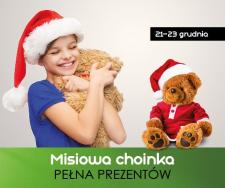 Centrum Korona rozdaje pluszowe misie w świątecznej akcji