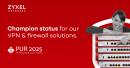 Zyxel Networks zajął czołowe miejsca w rankingach firewalli i VPN