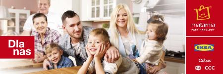 Rodzina Hoffmann z Gdańska w kampanii Parku Handlowego Matarnia