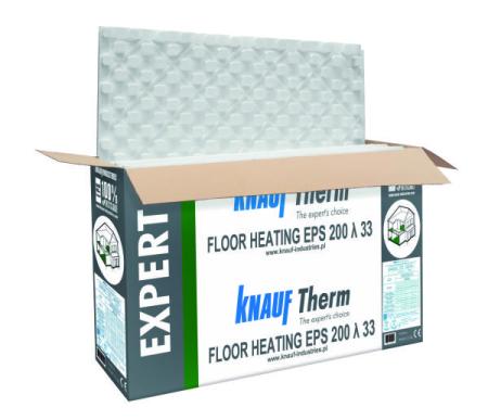 Styropian Knauf Therm Expert Floor Heating Fot. Knauf Therm