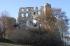 Zamek w bobolicach przed odbudową.