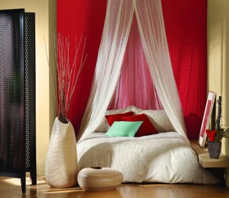 A może by tak... czerwona ściana