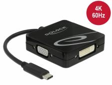 Delock: adapter USB Typ-C do obsługi wielu wyjść wideo